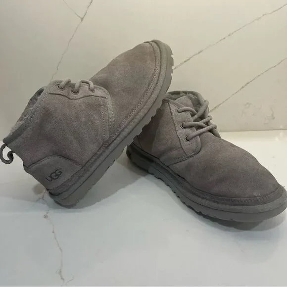 UGG Neumel Oyster Suede Chukka Boots